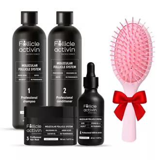 FOLLICLE ACTIVIN rinkinys plaukų augimui skatinti bei giliam maitinimui